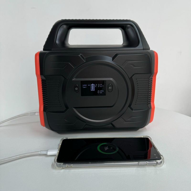 لون قابل للتخصيص 300W الطاقة الشمسية المحمولة 220V مصدر الطاقة المحمول للطوارئ الخارجية