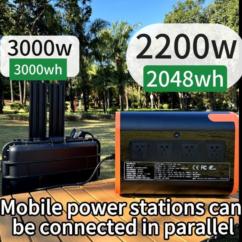 مولد الطاقة الشمسية البرتقالي 2200W Uav مع مصادقة Un38.3 / Msos و 4000W قوة القيادة