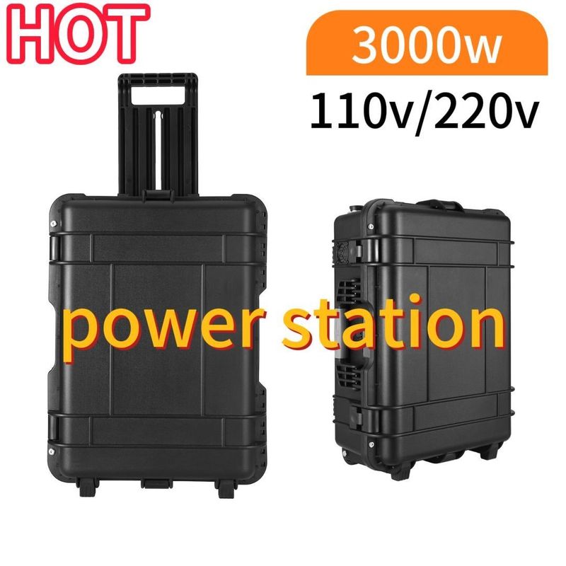 تصميم محمول 3000W 4000W مولد الطاقة الشمسية محطة الطاقة الطارئة المنزلية في الهواء الطلق