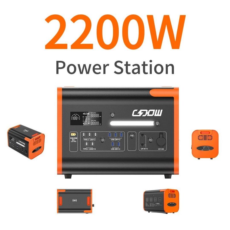 AT22 محطة توليد الطاقة الشمسية 2000W 2200W 2500W 3000W محطة توليد الطاقة المحمولة لمصلحتك