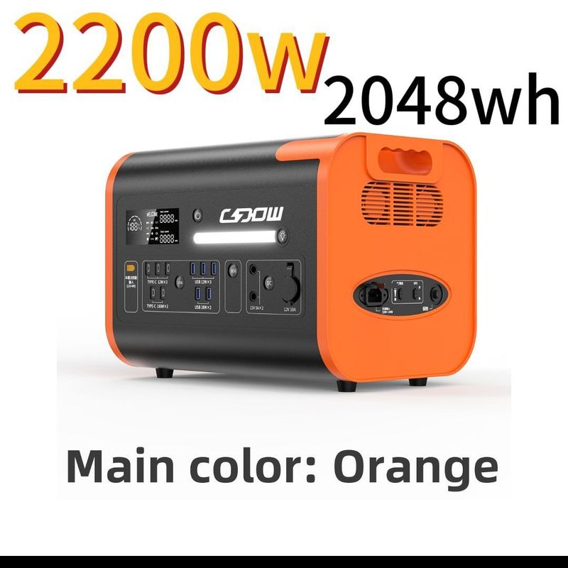 1500W شحن سريع مصدر الطاقة المحمول مع العرض و 1800W محطة الطاقة المحمولة UPS