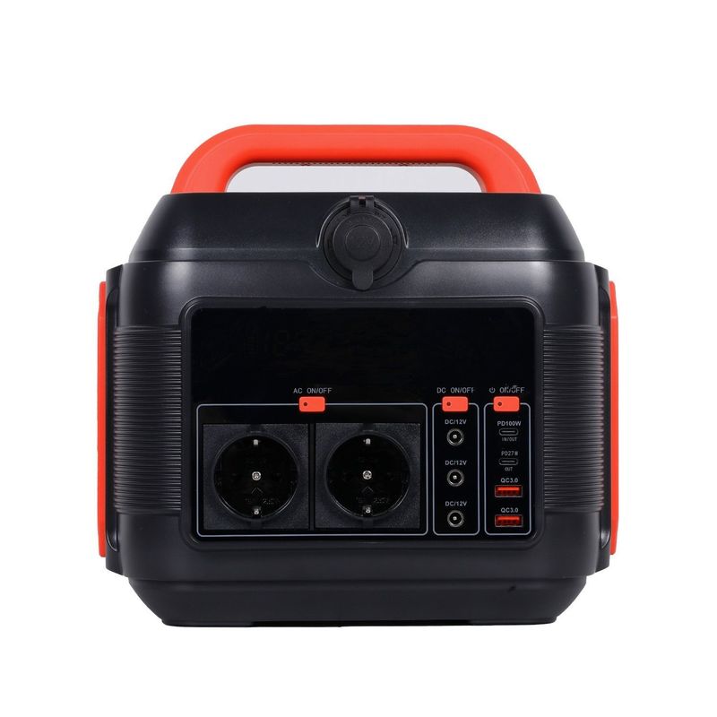 مولد الطاقة الشمسية المحمول مع 12V-13V/10A DC الخروج وظيفة الحماية 600W/576wh