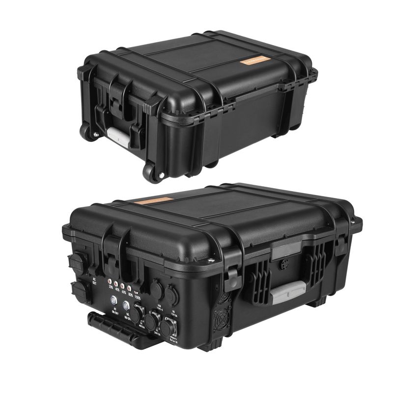 3000W USB/Yype-C 18W Max محطة بنك الطاقة الشمسية المحمولة مع عصا سحب طويلة الأمد
