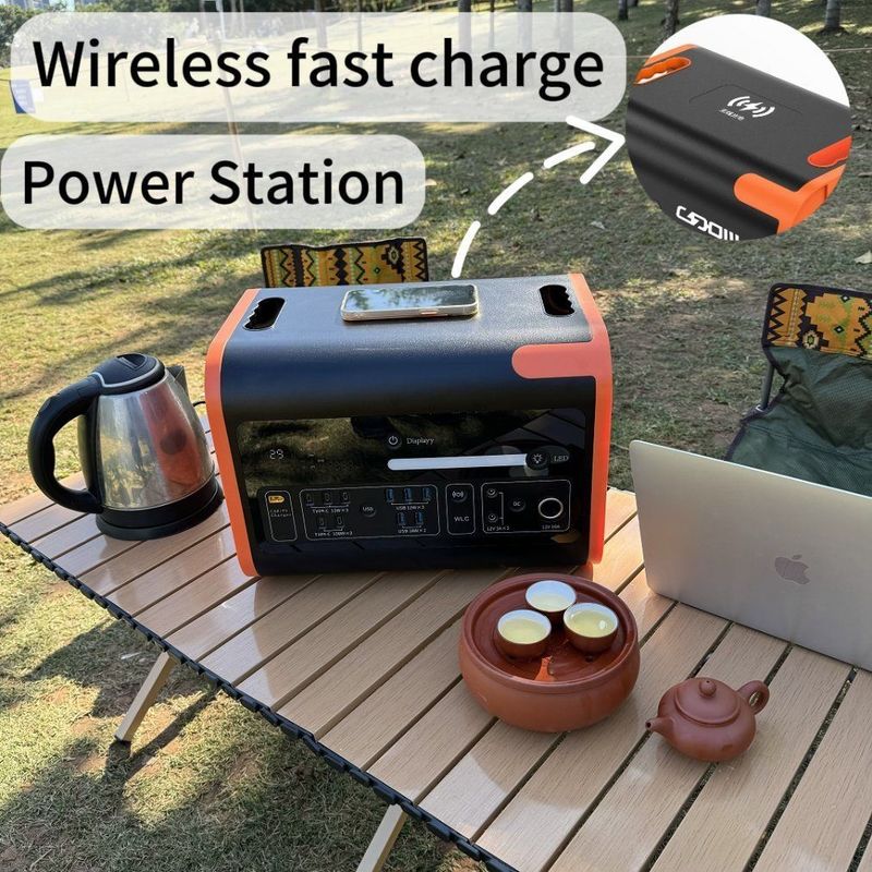 1800W/2000W/2200W/2400W محطة الطاقة الطارئة المحمولة عالية الحرارة لجميع الأجهزة