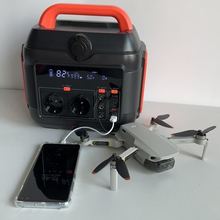 مولد الطاقة الشمسية المحمول 600 واط مع USB DC AC النوع C محطة الطاقة المحمولة