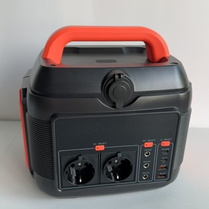 الطلب الطارئ على الطاقة مركز الطاقة المنزلي مع بطارية الليثيوم 600W وإضاءة LED 11W