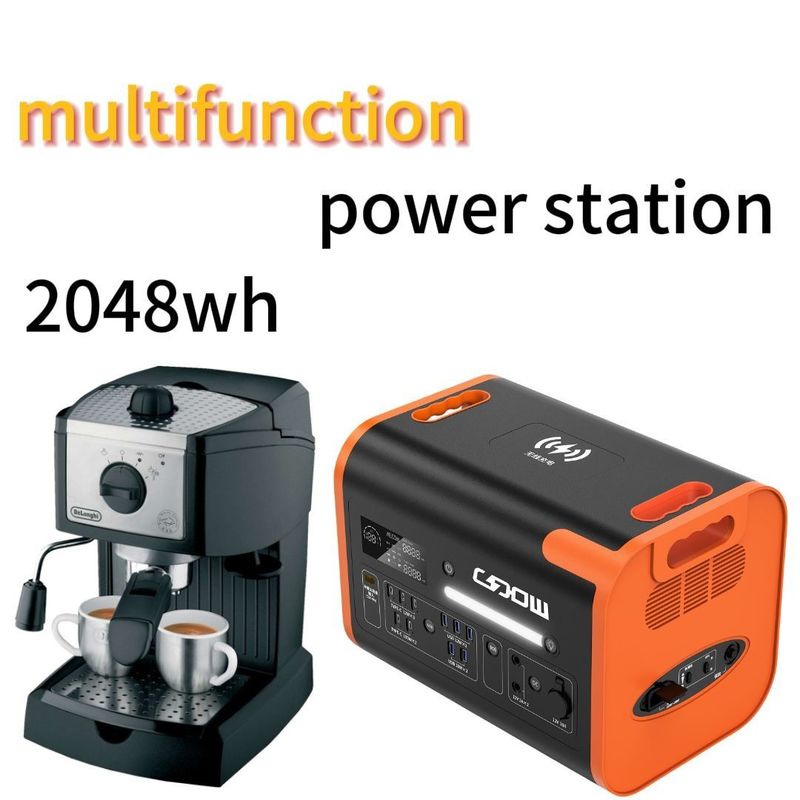 2200W/2048wh 40ah محطة الطاقة المحمولة الخارجي المغامرة مع ومدة الحياة الدائمة