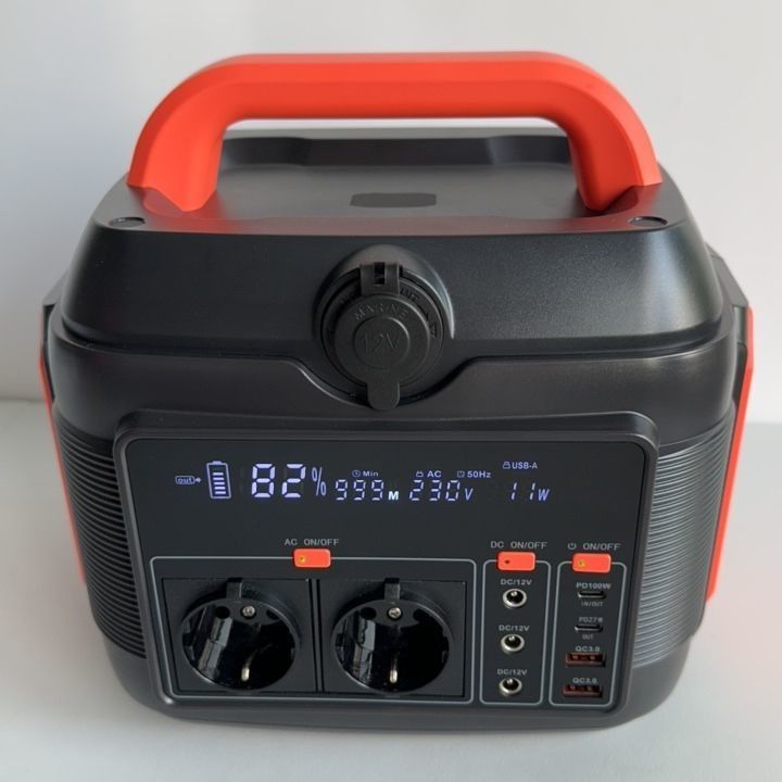 محطة طاقة الطوارئ الشمسية المحمولة 600W 576wh للأسواق والأنشطة في الهواء الطلق