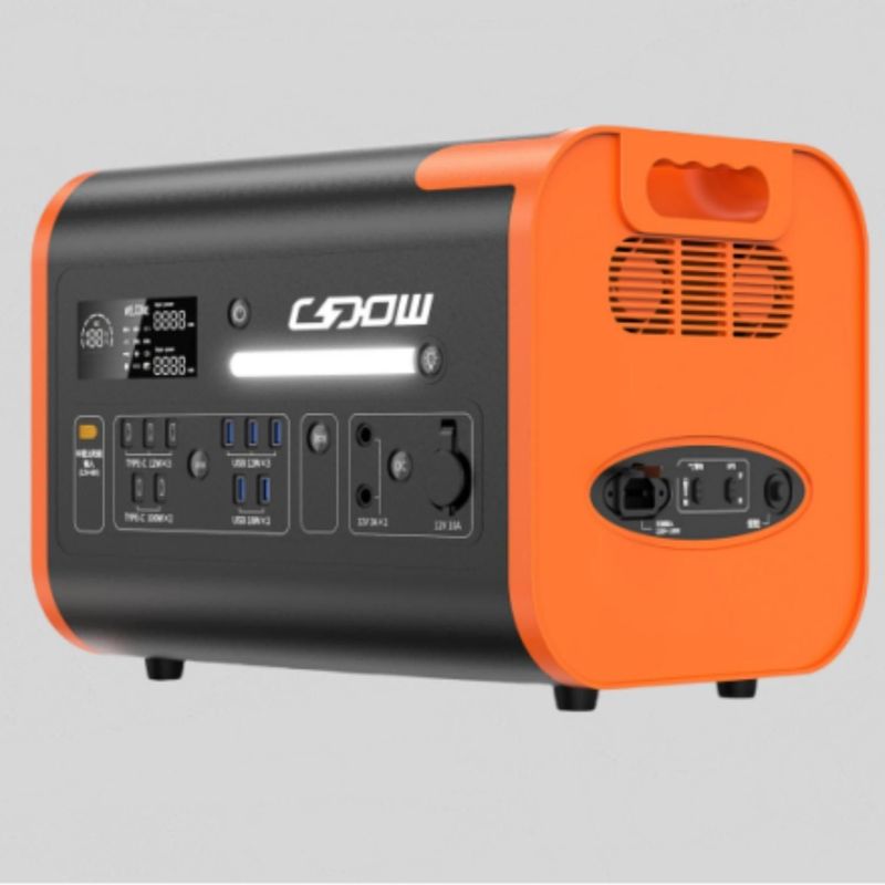 AT22 LiFePO4 محطة شحن محمولة بطارية 600W 1000W 2200W للمساكين المتنقلين
