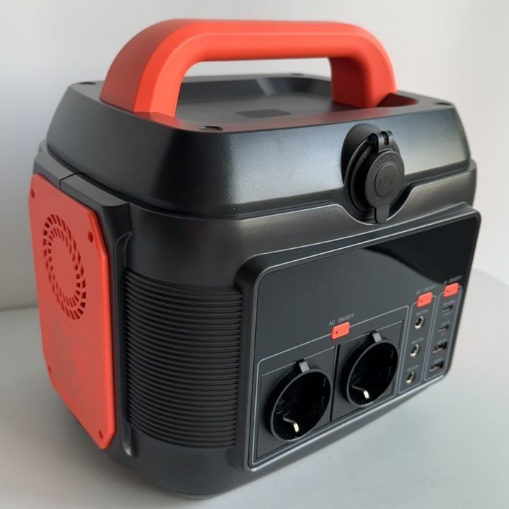 محطة توليد الطاقة متعددة الوظائف بطارية الليثيوم 600W/576wh ومخرج من النوع C Pd100W Pd27W