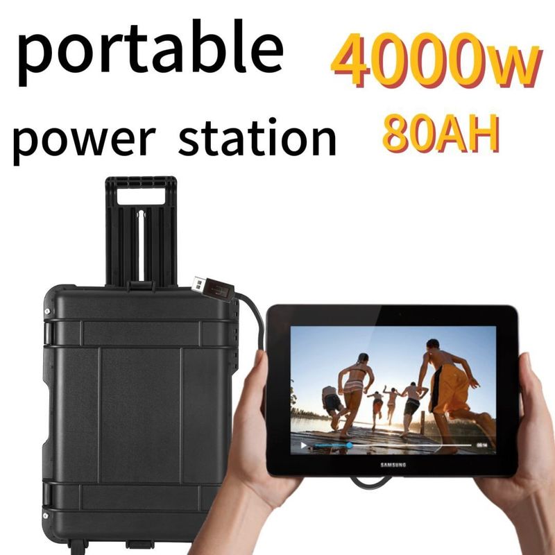 4000W80ah/UPS نظام BMS يعمل بالبطاريات للطاقة المحمولة