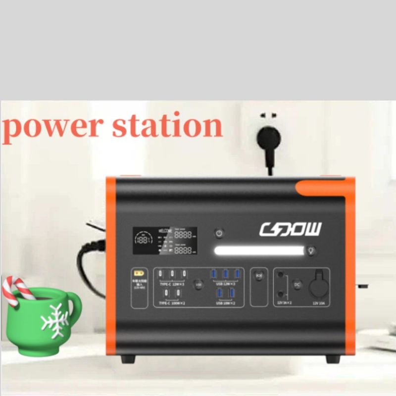 محطة توليد الطاقة المحمولة 2200W/2048wh مع غطاء مضاد للحريق ومحول موجات الصين النقي