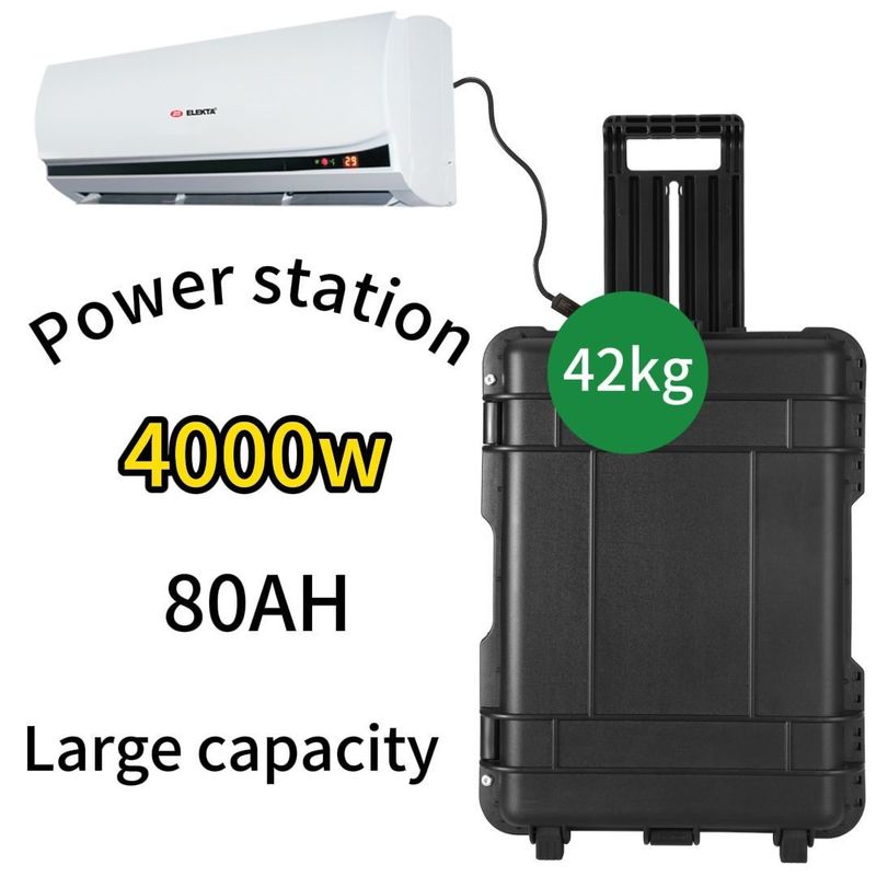 LT-40 4000W / 3840wh / OEM ODM بطارية محطة توليد الطاقة المحمولة المعتمدة CE ذات القدرة العالية