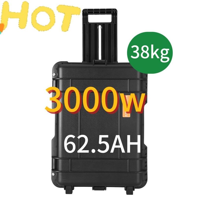 موجة الصينية النقية 3000W/3000wh إمدادات الطاقة المتنقلة لمحطة الطاقة المحمولة للطائرات بدون طيار