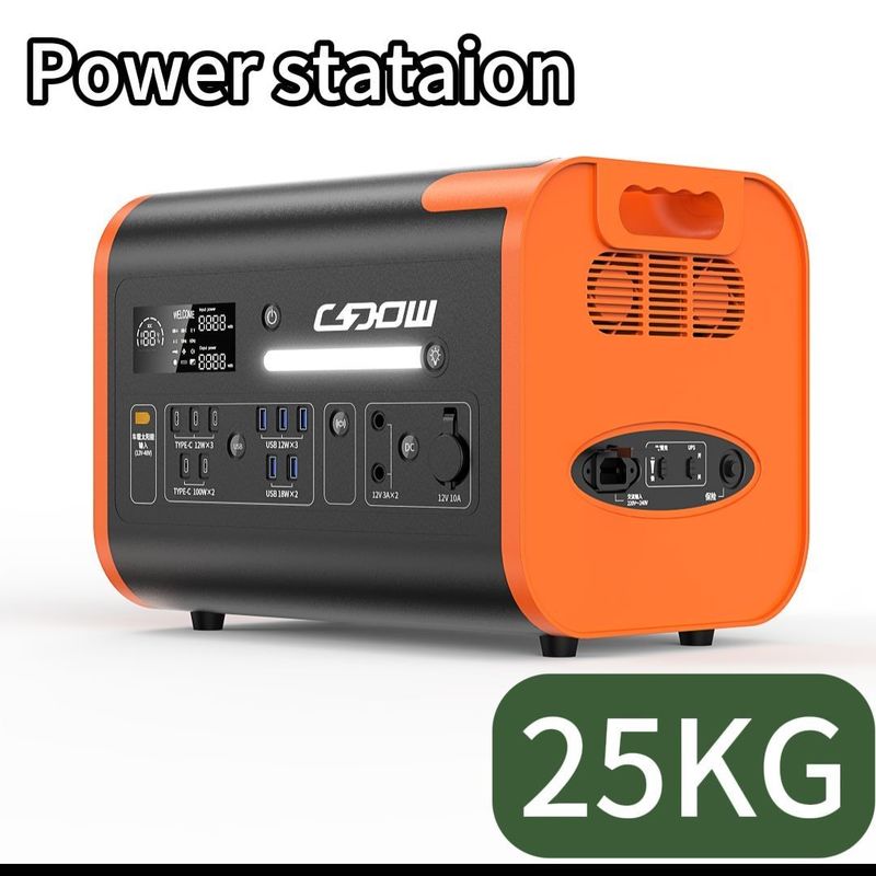 LiFePO4 500W 2200W الشحن اللاسلكي نظام الطاقة الشمسية المحمول محطة الطاقة المحمولة