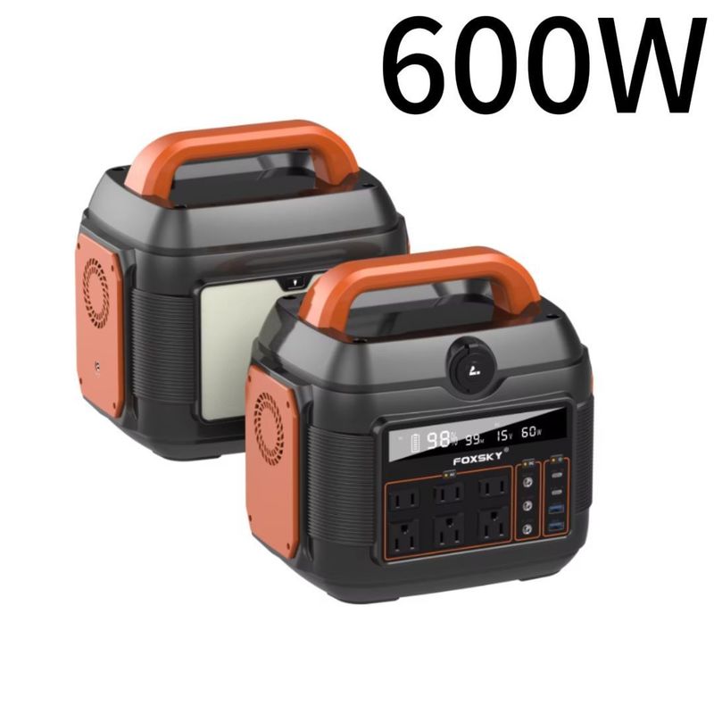2024 محطة طاقة محمولة ساخنة 600W/7000W للسفر في الهواء الطلق والطوارئ العائلية