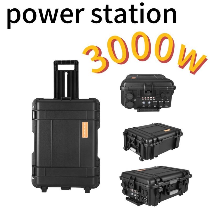السفر 3000W/220V/110V/UPS الصافية الصينية LiFePO4 بطارية احتياطية مخيم محطة الطاقة المحمولة