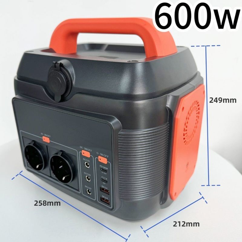 محطة الطاقة المحمولة الطارئة مع خروج التيار المتردد 220V 50Hz/110V 60Hz وبطارية الليثيوم