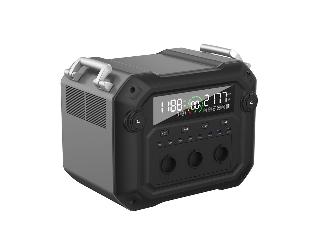 3600W 3430.4wh محطة الطاقة الشمسية LiFePO4 لجميع احتياجات التخييم والخارج