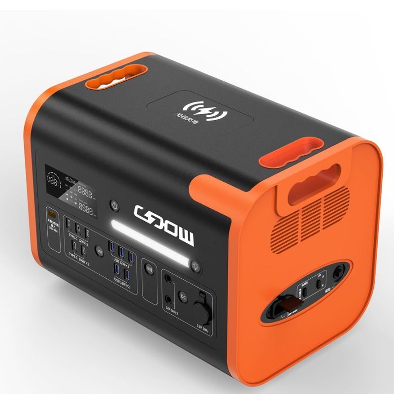 محطة الطاقة المحمولة للشحن السريع 1500W للمكتب الطبي في الهواء الطلق AT22 2200W/2048wh