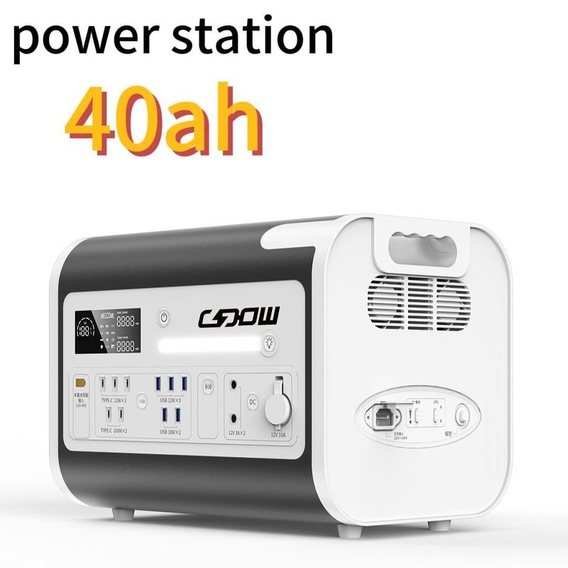 لون قابل للتخصيص 2200W/2048wh الخروج التخييم محطة الطاقة تخزين محطة الطاقة موجة الصين النقي