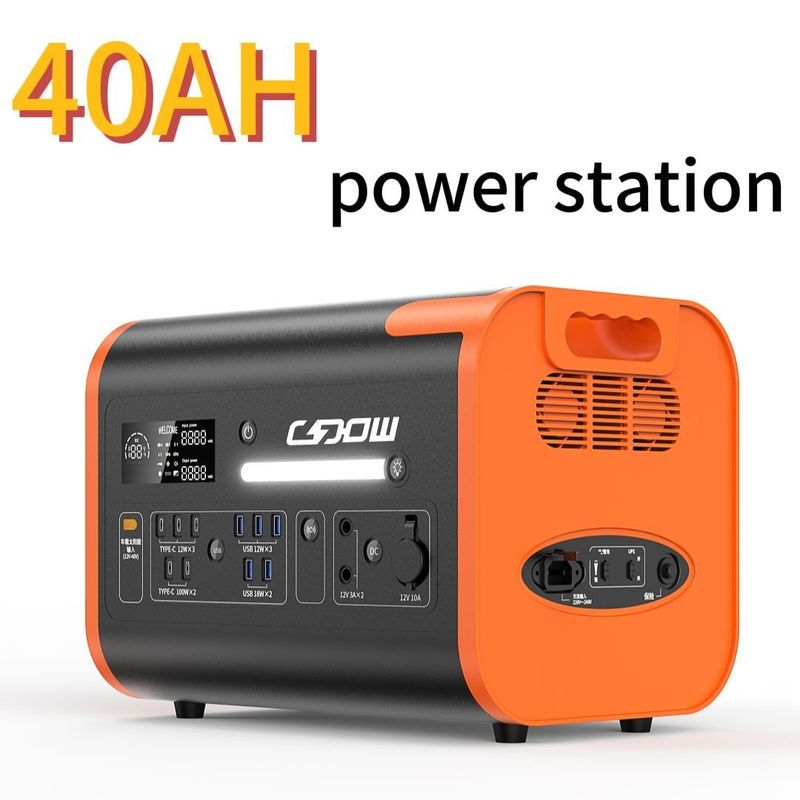 2200W/40ah محطة الطاقة المحمولة دعم الشاشة الشمسية الشحن لسهولة الطاقة الخارجية