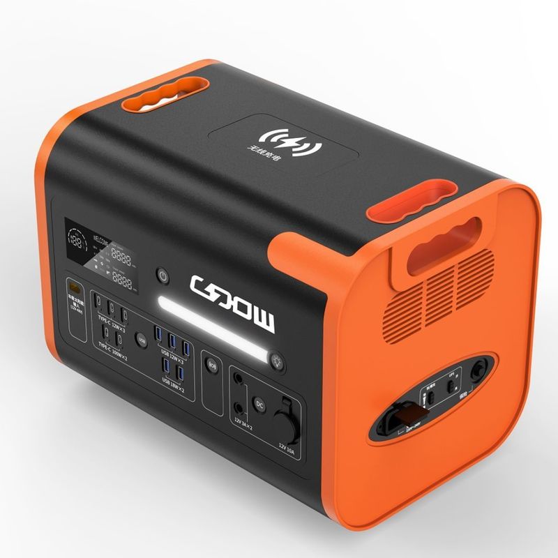 3500W مصدر طاقة ثابت AC / DC مخرج UPS المحمول لمحطة تخزين الطاقة المنزلية