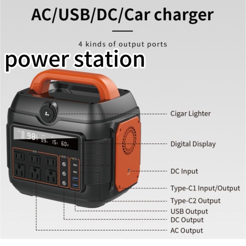 S6 600W السفر المريح بطارية الليثيوم تخزين الطاقة محطة الطاقة المحمولة