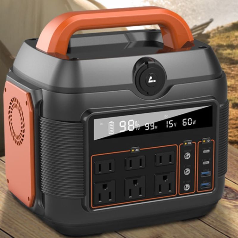 220 فولت 50 هرتز/110 فولت 60 هرتز AC الخروج 6 كجم/576 Wh/600 W/300 W/5000 W محطة الطاقة المحمولة