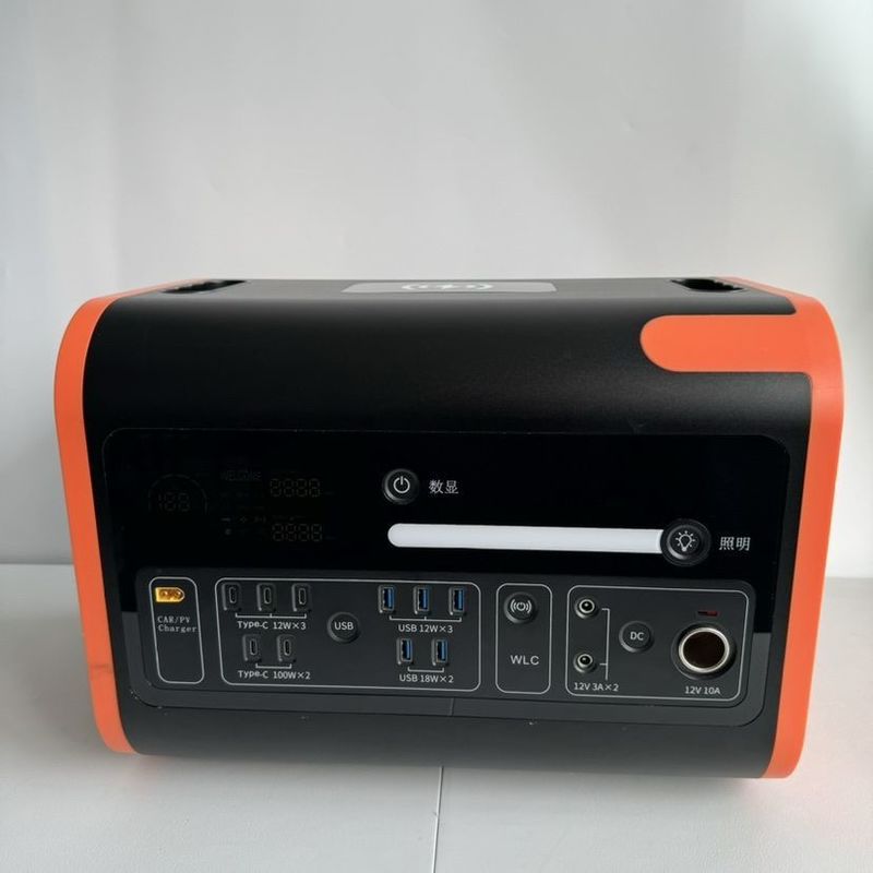 محطة الطاقة الشمسية المحمولة 1500W 1000W للطوارئ المنزلية