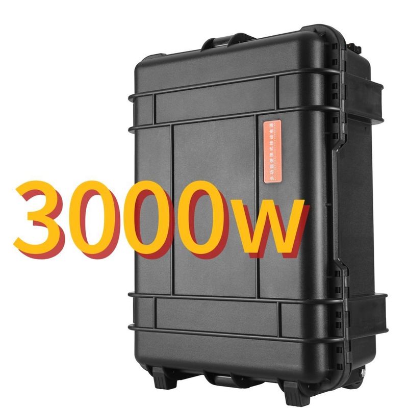 طاقة الخروج 4000W مولدات الطاقة الشمسية محطة الطاقة المحمولة للتصوير الفوتوغرافي للطائرات بدون طيار في الهواء الطلق
