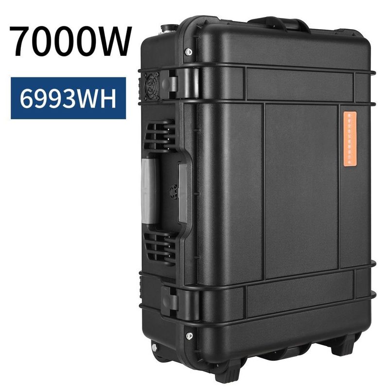 7000W/6993wh مولد الطاقة الشمسية الطوارئ محطة الطاقة المحمولة للخارج والطوارئ