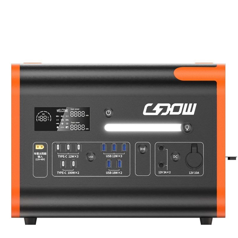 Un38.3/Msos المصادقة 2200W 220V محمول الشمسية شحن 800W مولد للخارج
