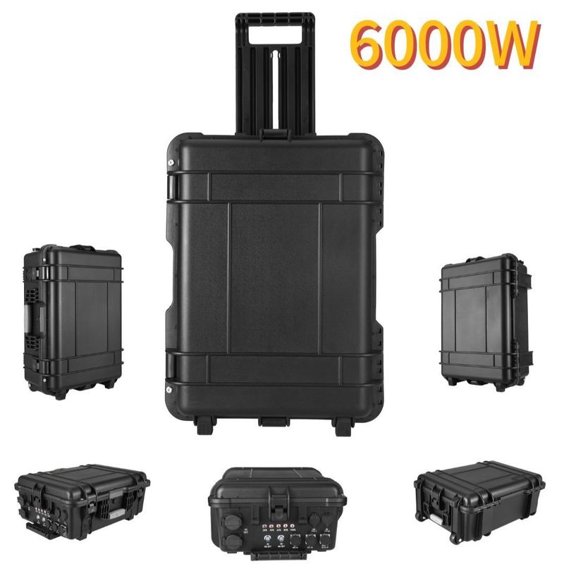 التيار المتحول الخارجي 15A Max 6000W شاحن USB خارجي للسفر والتخييم والطوارئ