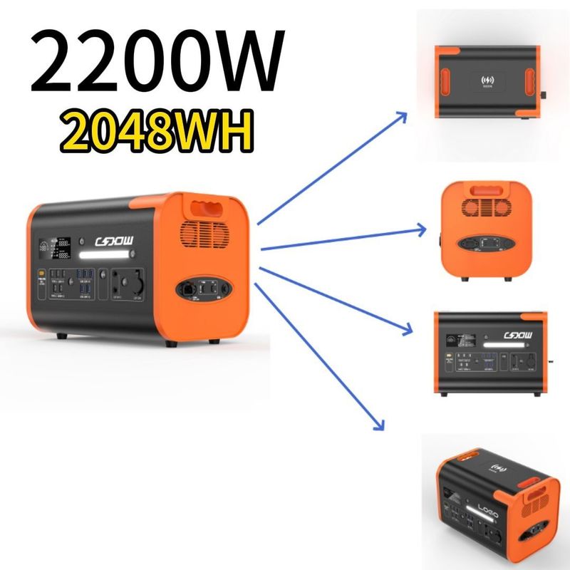 51.52V40ah 3.22V*16s محول الطاقة الاستعدادية للتخييم بسعة بطارية 51.52V40ah