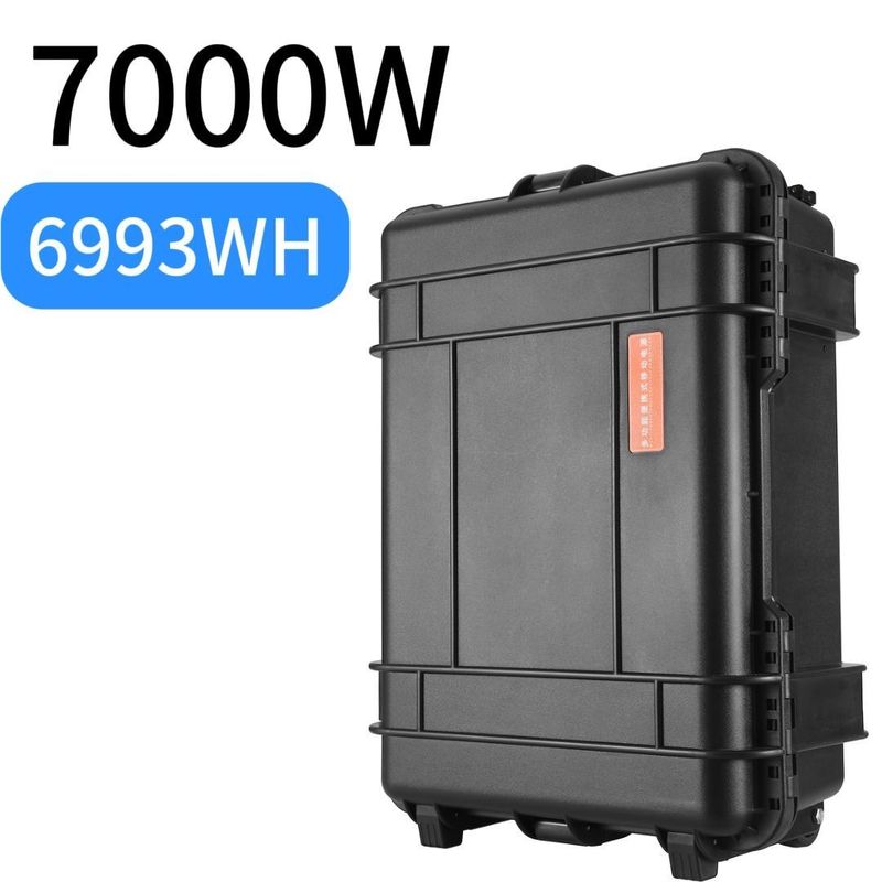 محطة الطاقة الشمسية المحمولة 7000W/5000W/3000W لشحن الطوارئ للسفر في الهواء الطلق
