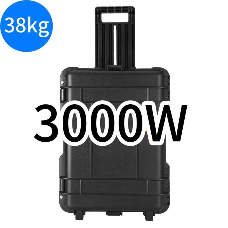4000W/3840wh مصدر الطاقة المحمول ذو السعة الكبيرة للسفر في الهواء الطلق محطة الطاقة لتخزين الطوارئ 1