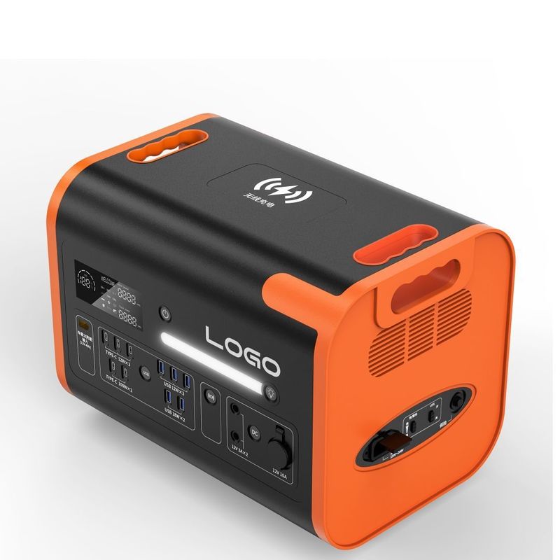 40ah/2200W شاحن مدمج في بطارية الليثيوم عمر البطارية Po4 مولد الطاقة الشمسية محطة توليد الطاقة