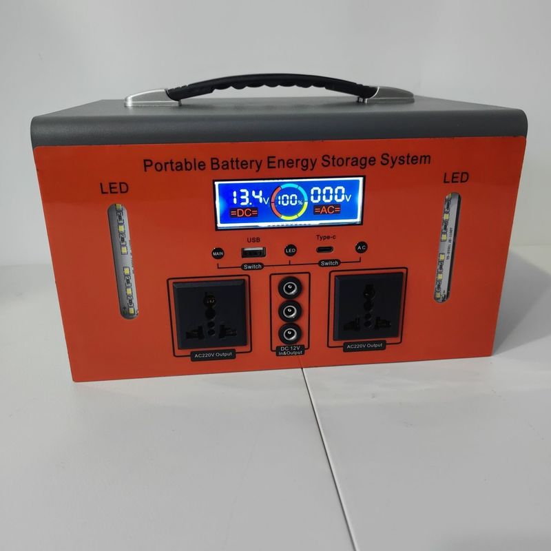 محطة كهرباء محمولة صغيرة 300W / LiFePO4 مع حماية الحمل الزائد وموجة تصحيح