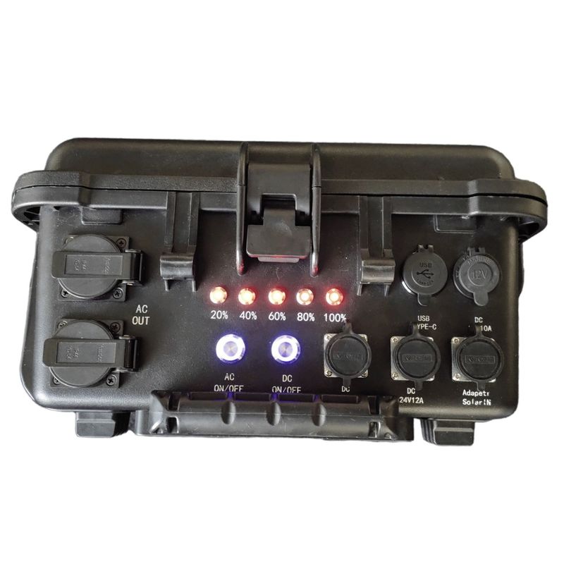 محطة طاقة بطارية محمولة 4000W/3840wh الحل المثالي للتخييم والمنزل