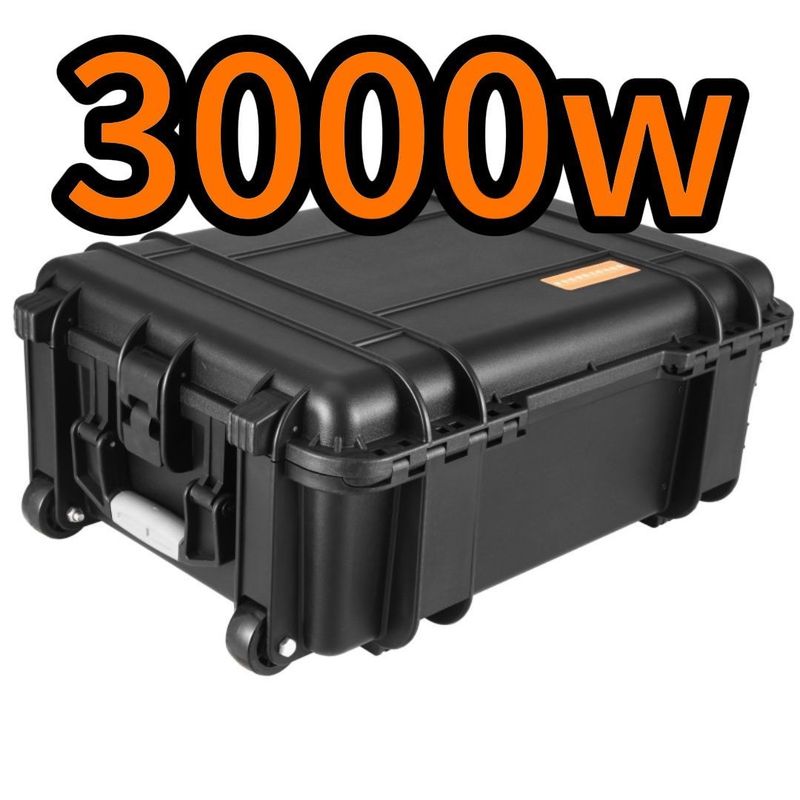 بطارية خارجية محطة طاقة محمولة 3000W / 62.5ah مع شهادة CE.Un38.3