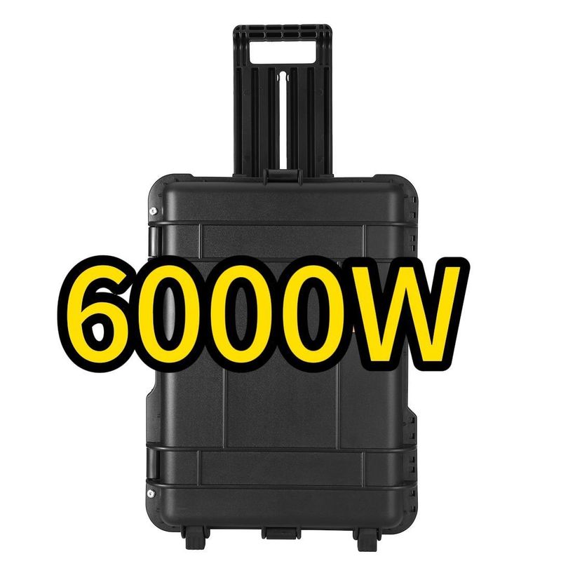 6000W المحمول 6216wh التخييم 230V البطارية الليثيوم الحديد الفوسفات محطة توليد الطاقة للطاقة