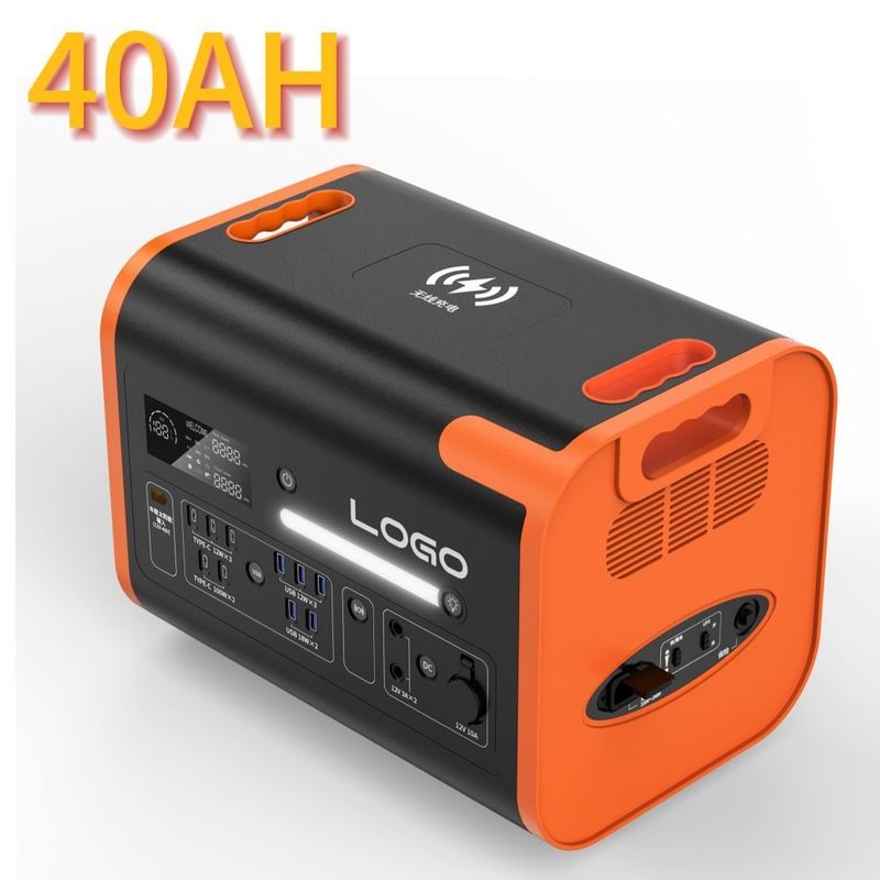 محطة طاقة تخزين الطاقة الطارئة مع 2400W المحمولة ونوع C 3 * 18W / 2 * 100W