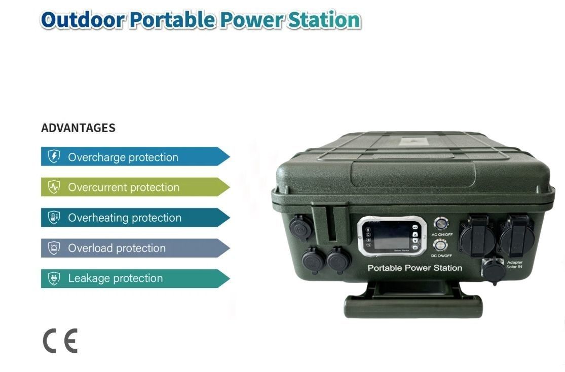 البداية الساخنة 7000W/7056wh بطارية LiFePO4 UPS لمحطة الطاقة المحمولة في الهواء الطلق للمنازل
