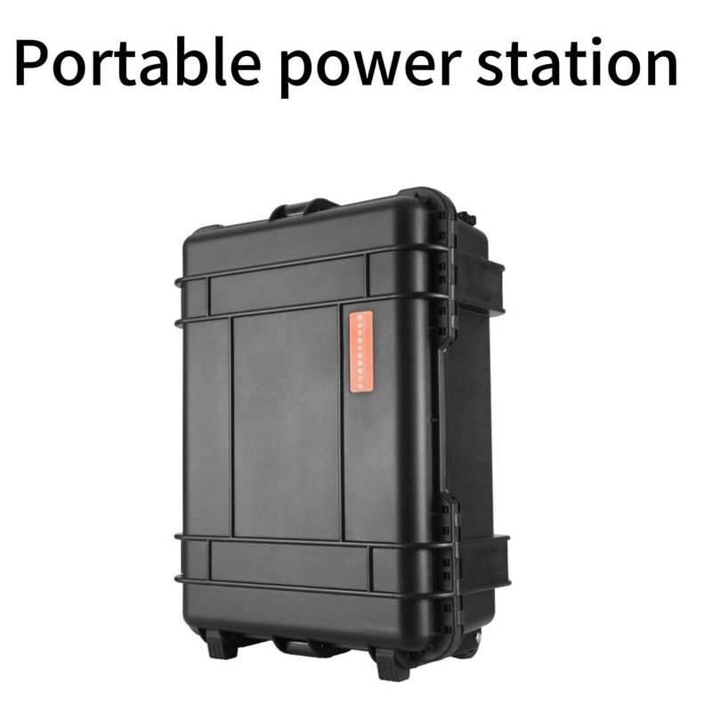 محطة توليد الطاقة المحمولة LT-40 4000W مع حزمة عاكس AC / DC الوزن الإجمالي 45.000kg