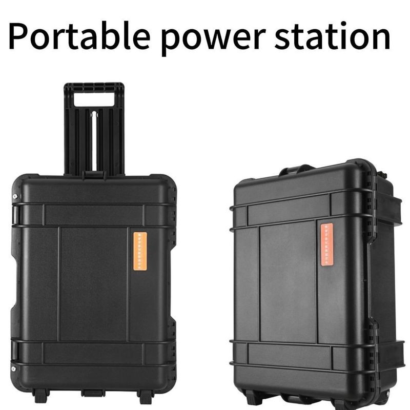 LiFePO4 محطة طاقة شمسية محمولة 5000W/4800wh بوزن إجمالي 50.000kg